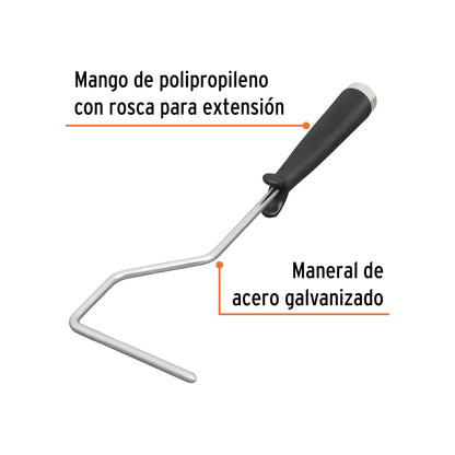 Maneral de 4 pulgadas para rodillo