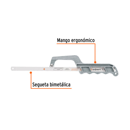 Mini sierra de arco de 12" de aluminio