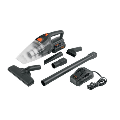 Aspiradora para auto de 20 V con batería de 2 Ah