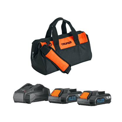 Destornillador de impacto inalámbrico con batería 20 V y tres velocidades