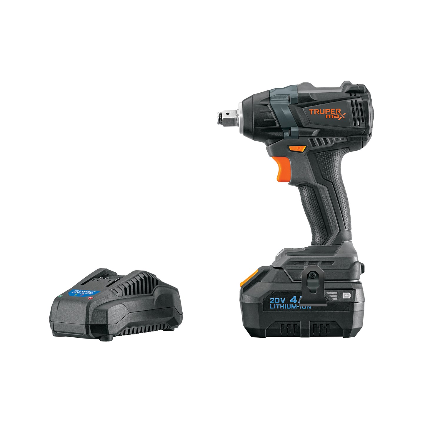 Llave de impacto inalámbrica de 1/2 in con batería 20 V y tres velocidades