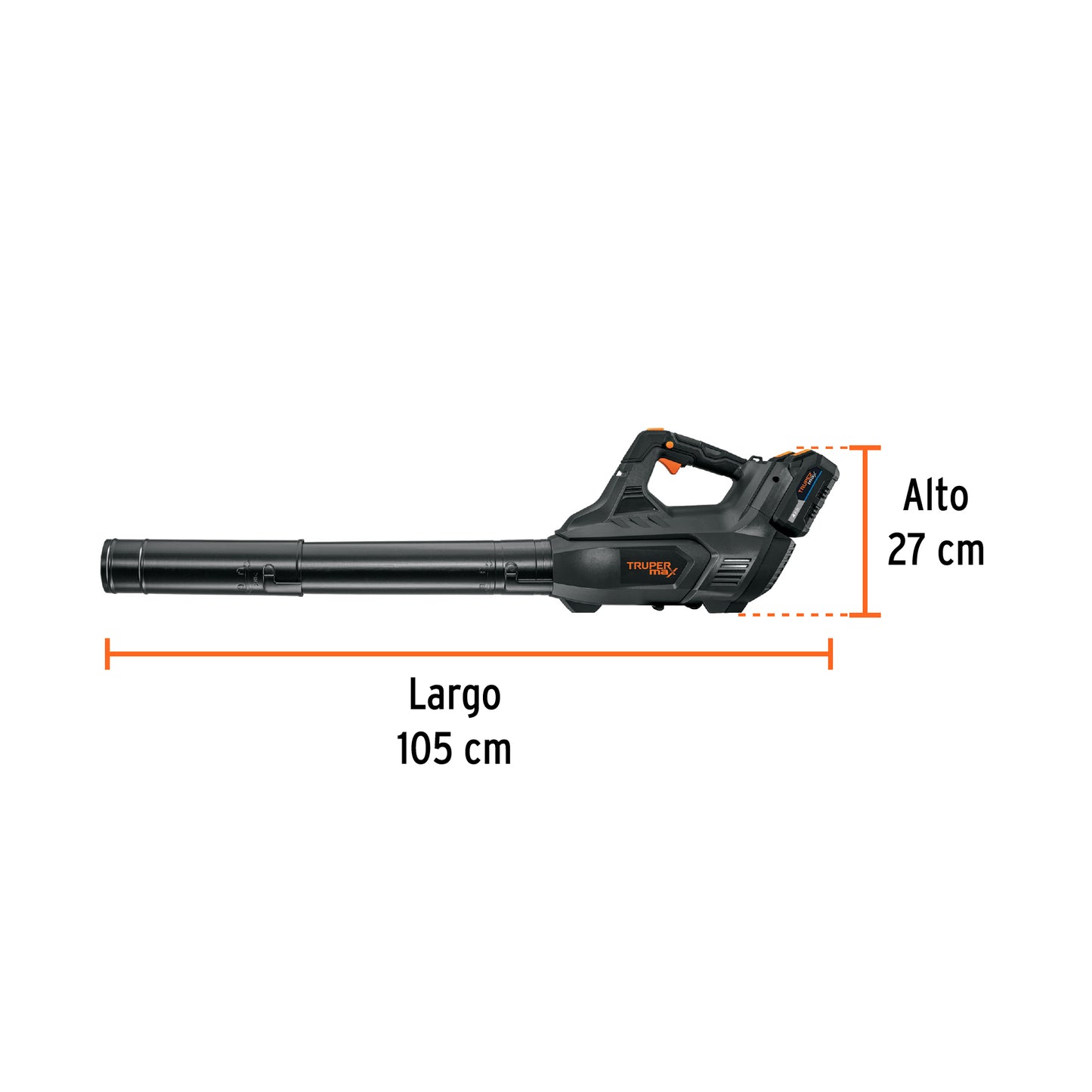 Sopladora inalambrica 40V 2 baterias 4Ah - SKU 102339