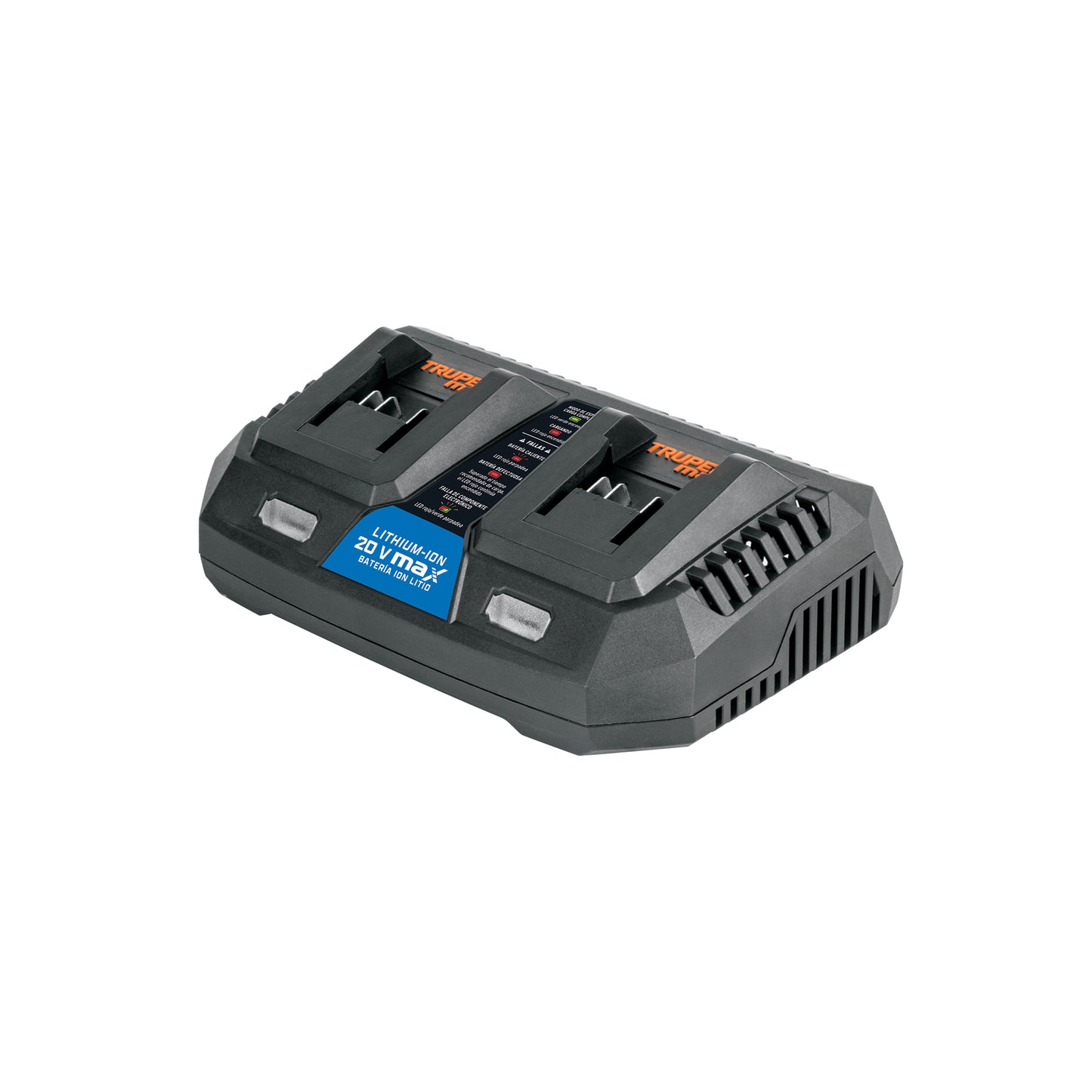 Cargador dual de baterías de ion litio de 20 V