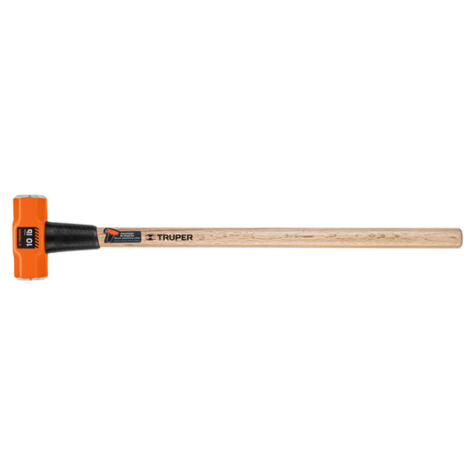 Marro octagonal Truper 10 lb con mango de madera de 90 cm