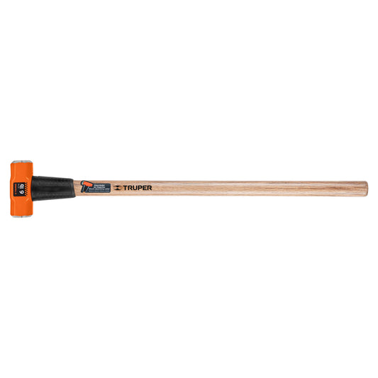Marro octagonal Truper 6 lb con mango de madera de 90 cm