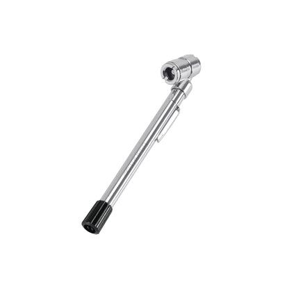 Calibrador de presión para llantas de 160 PSI con cabeza doble y clip