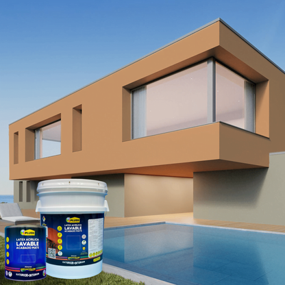 Pintura látex Pluss mate acrílica lavable para interior y exterior