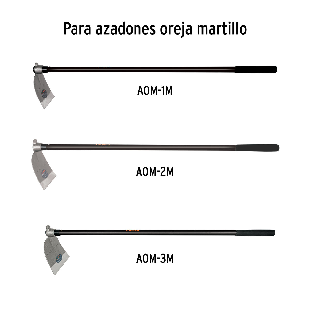 Mango de fibra 54" para azadones lane y martillo · vista 6