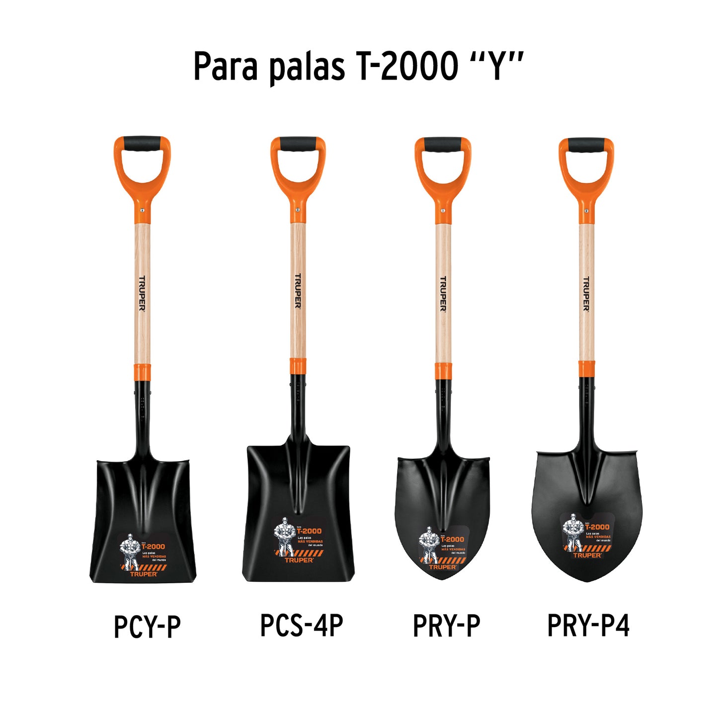 Mango Repuesto Pala T-2000 Puño Y 26 pulg