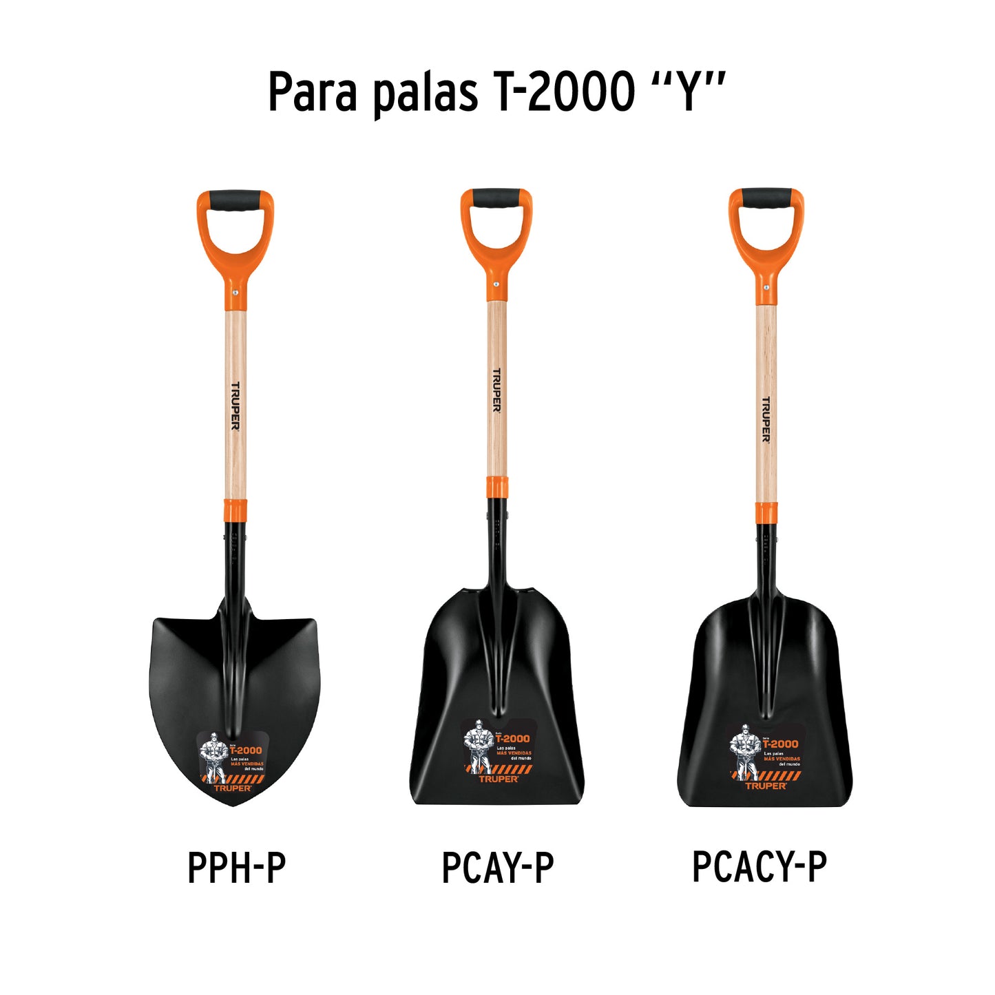 Mango Repuesto Pala T-2000 Puño Y 26 pulg