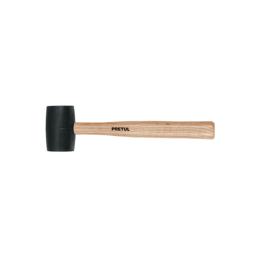 Mazo de hule de 16 oz con mango de madera