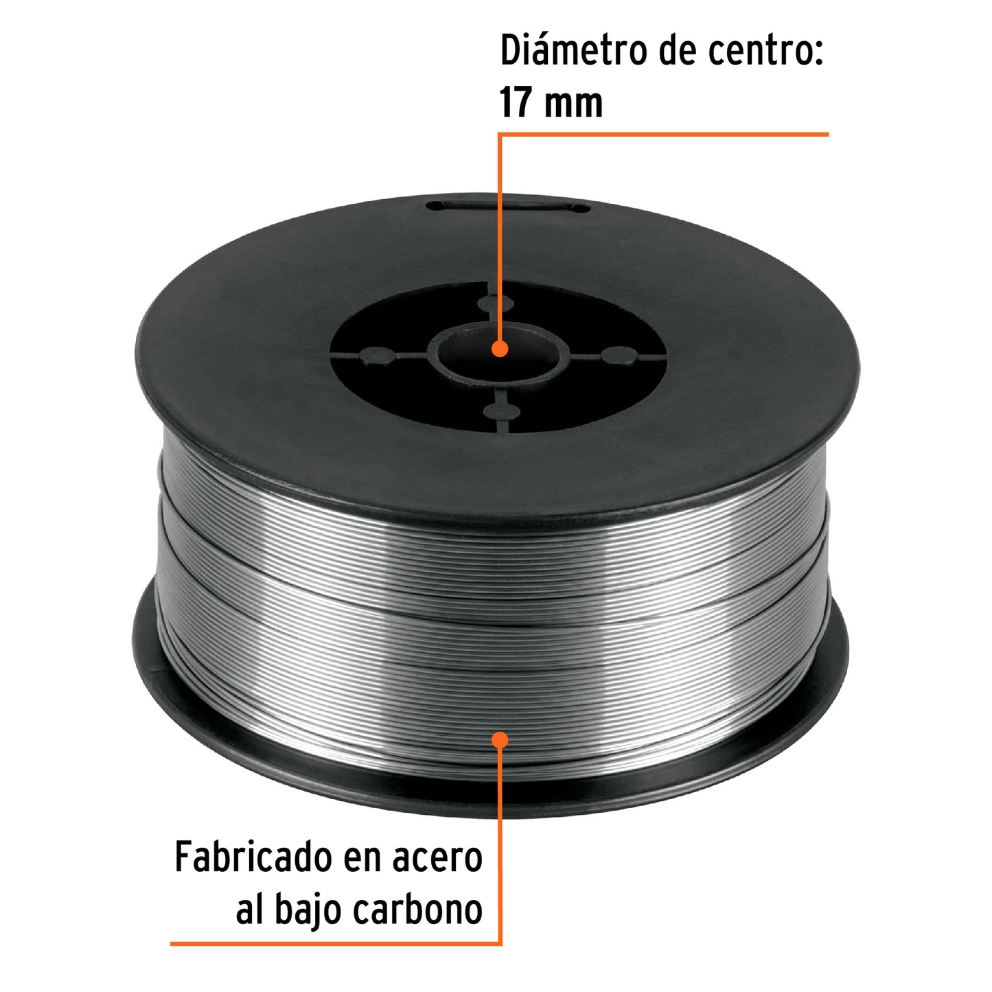 Caja 1 kg de microalambre de núcleo