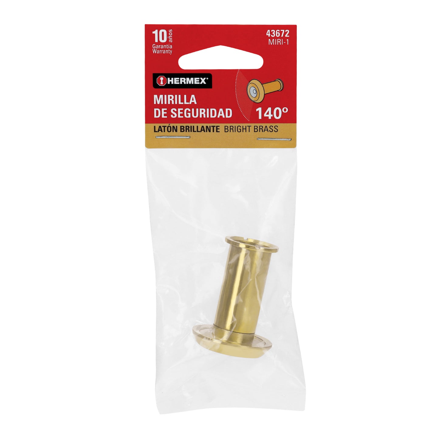 Mirilla de seguridad acabado latón