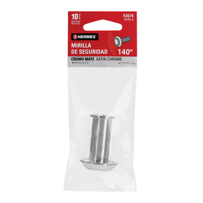 Mirilla de seguridad acabado cromo mate
