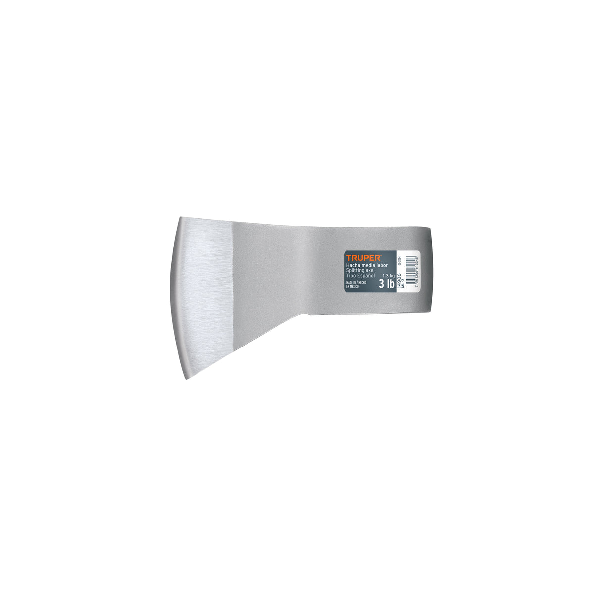 Hacha media labor 3 lb sin mango