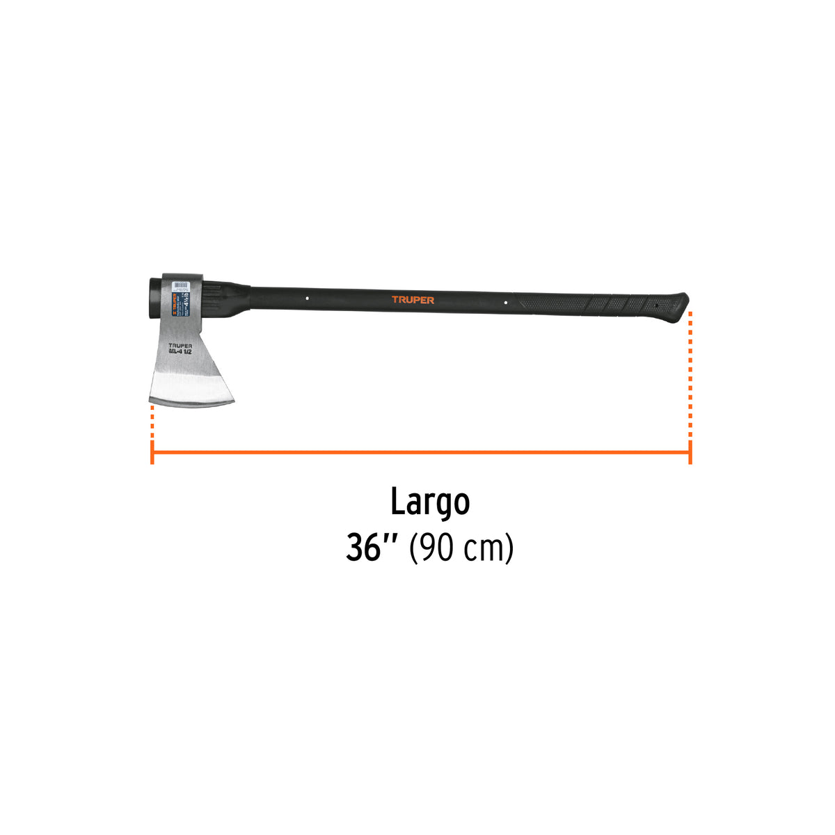 Hacha media labor 4-1/2 lb mango fibra