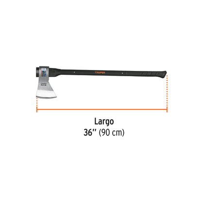 Hacha media labor 4-1/2 lb mango fibra