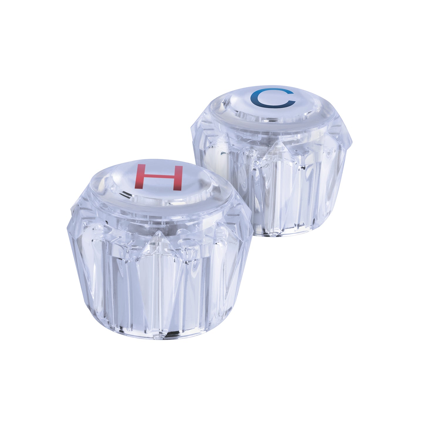 Juego de manerales acrílicos transparentes para lavabo y fregadero