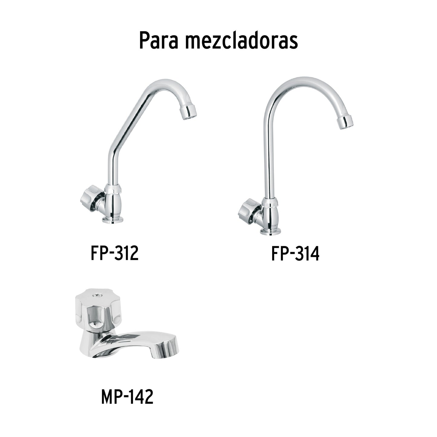 Maneral hexagonal de repuesto para mezcladora plástic