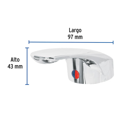 Maneral tipo palanca de ABS para monomando de lavabo modelo MP-420