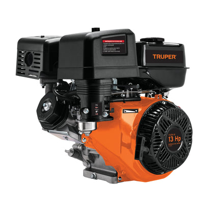 Motor a gasolina de 13 HP con sensor de aceite y arranque manual