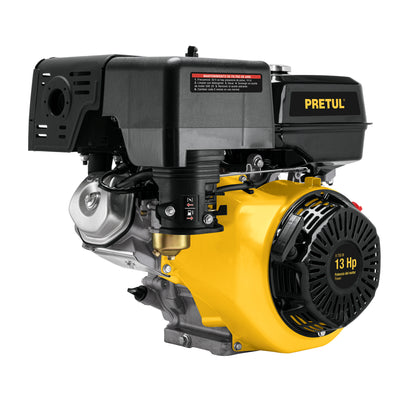 Motor a gasolina de 13 HP con sensor de aceite y arranque manual