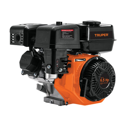 Motor a gasolina de 6.5 HP con sensor de aceite y arranque manual