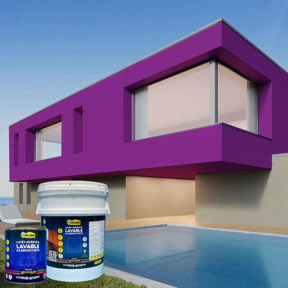 Pintura látex Pluss mate acrílica lavable para interior y exterior