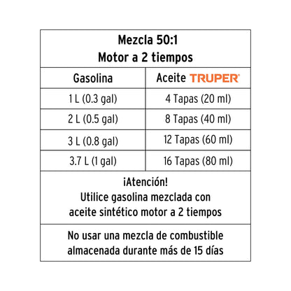 Motosierra 50 cc a gasolina con barra de 16" · vista 4