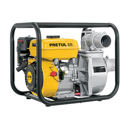 Motobomba autocebante de 6.5 HP a gasolina para uso agrícola