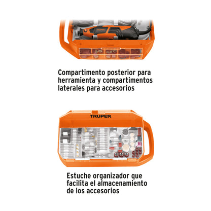 Herramienta rotativa 150W con 201 accesorios - SKU 101669
