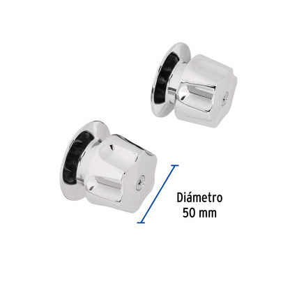 uego de manerales hexagonales metálicos para regadera