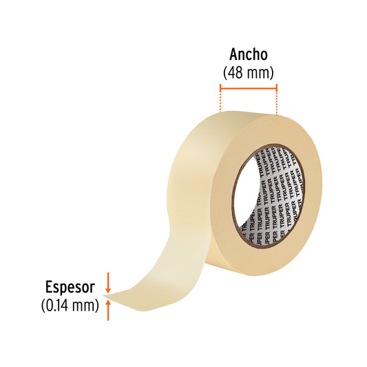 Cinta masking tape de 2 x 50