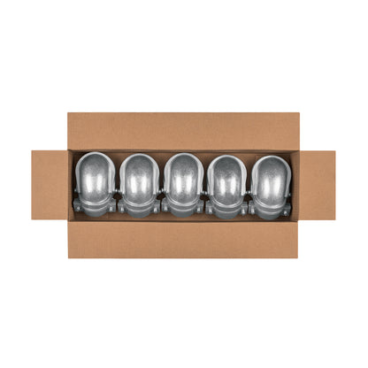 Mufa con abrazadera tubo 3/4 pulg
