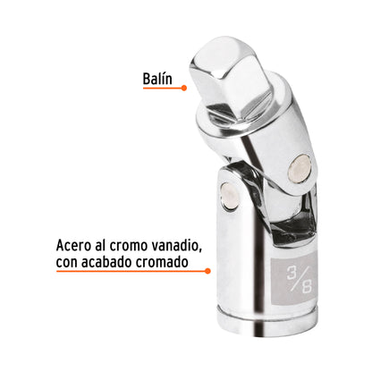 Nudo universal para dados 3/8 pulg