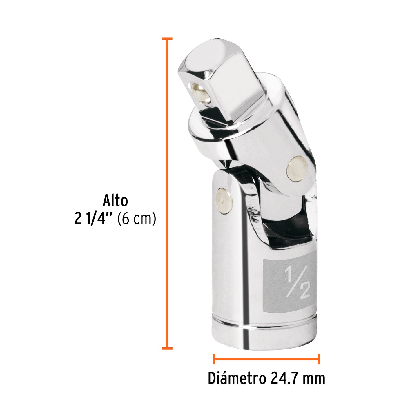 Nudo universal para dados 1/2 pulg