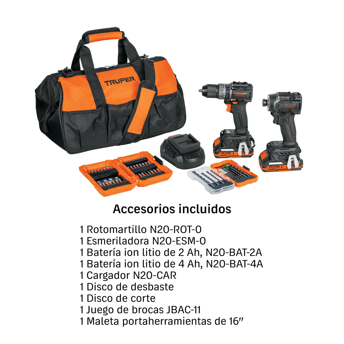 Combo rotomartillo/dest + dest/impacto, 20V · vista 4