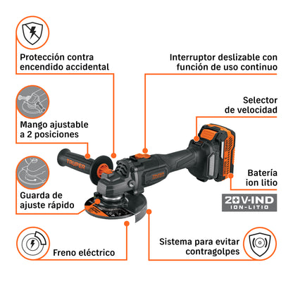 Combo rotomartillo/destornillador + esmeriladora, 20 V, IND · vista 7