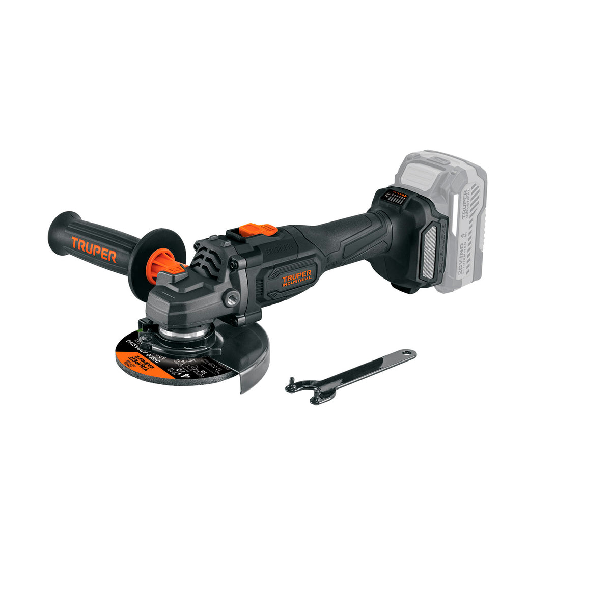 Esmeriladora 4-1/2", 20V, sin accesorios