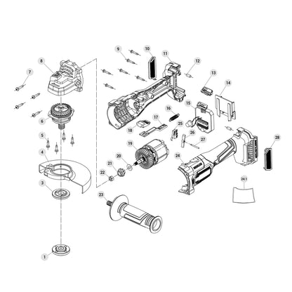 Esmeriladora 4-1/2", 20V, sin accesorios · vista 7