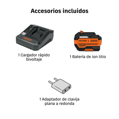Llave de impacto 3/4" 20V 1300Nm, 1 batería 6Ah · vista 4