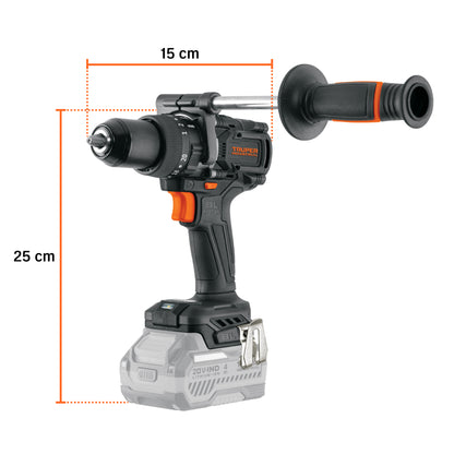 Rotomartillo/destornillador 1/2", 20V, 150Nm, sin accesorios · vista 4
