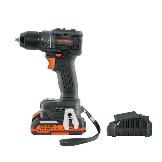 Taladro/destornillador 1/2", 20V, 70Nm, 1 batería 2Ah