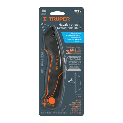 Navaja retráctil 7" con cuerpo de aluminio