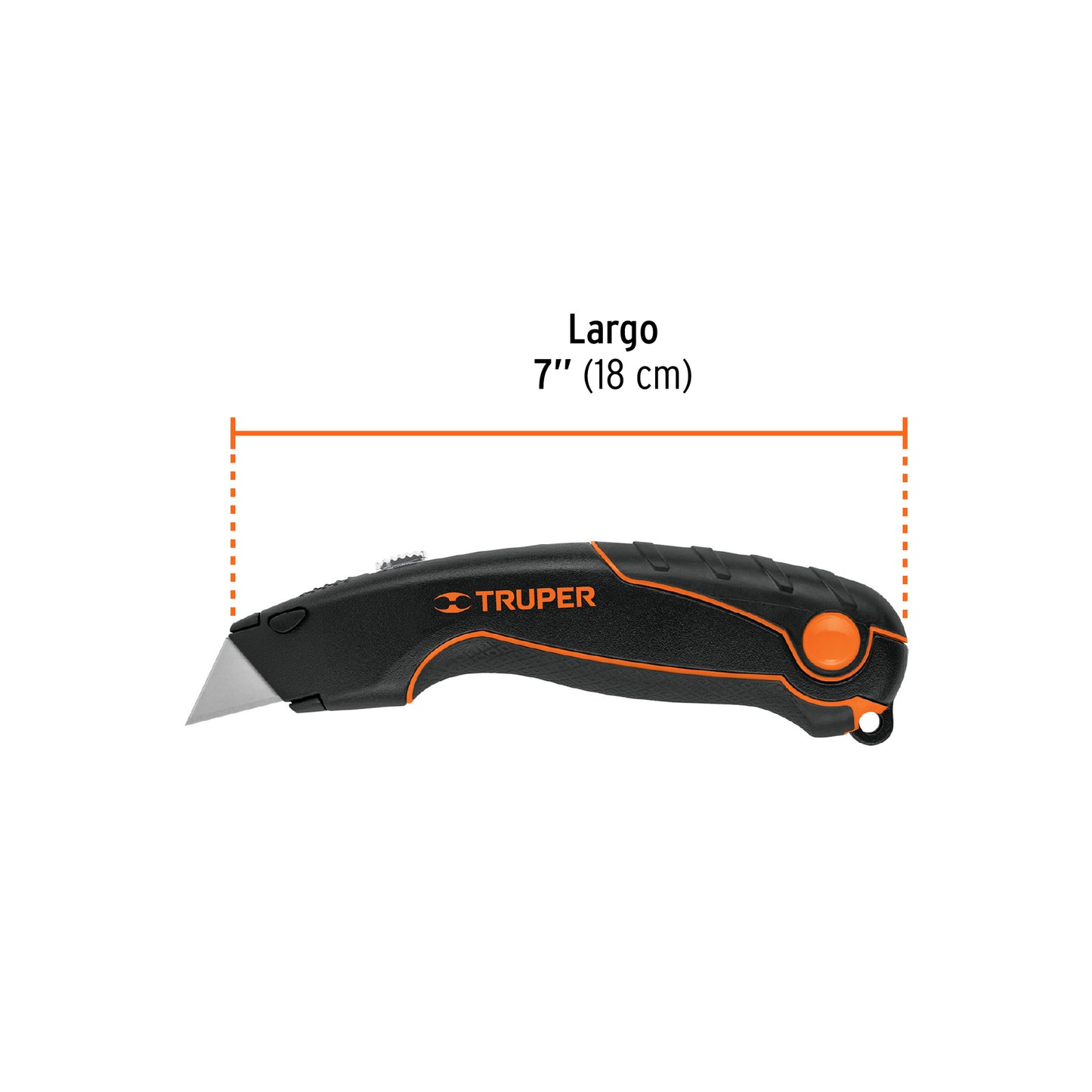 Navaja retráctil 7" con cuerpo de aluminio