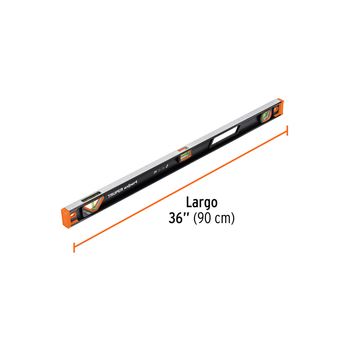 Nivel profesional magnético de 36", protección TPR, EXPERT · vista 3