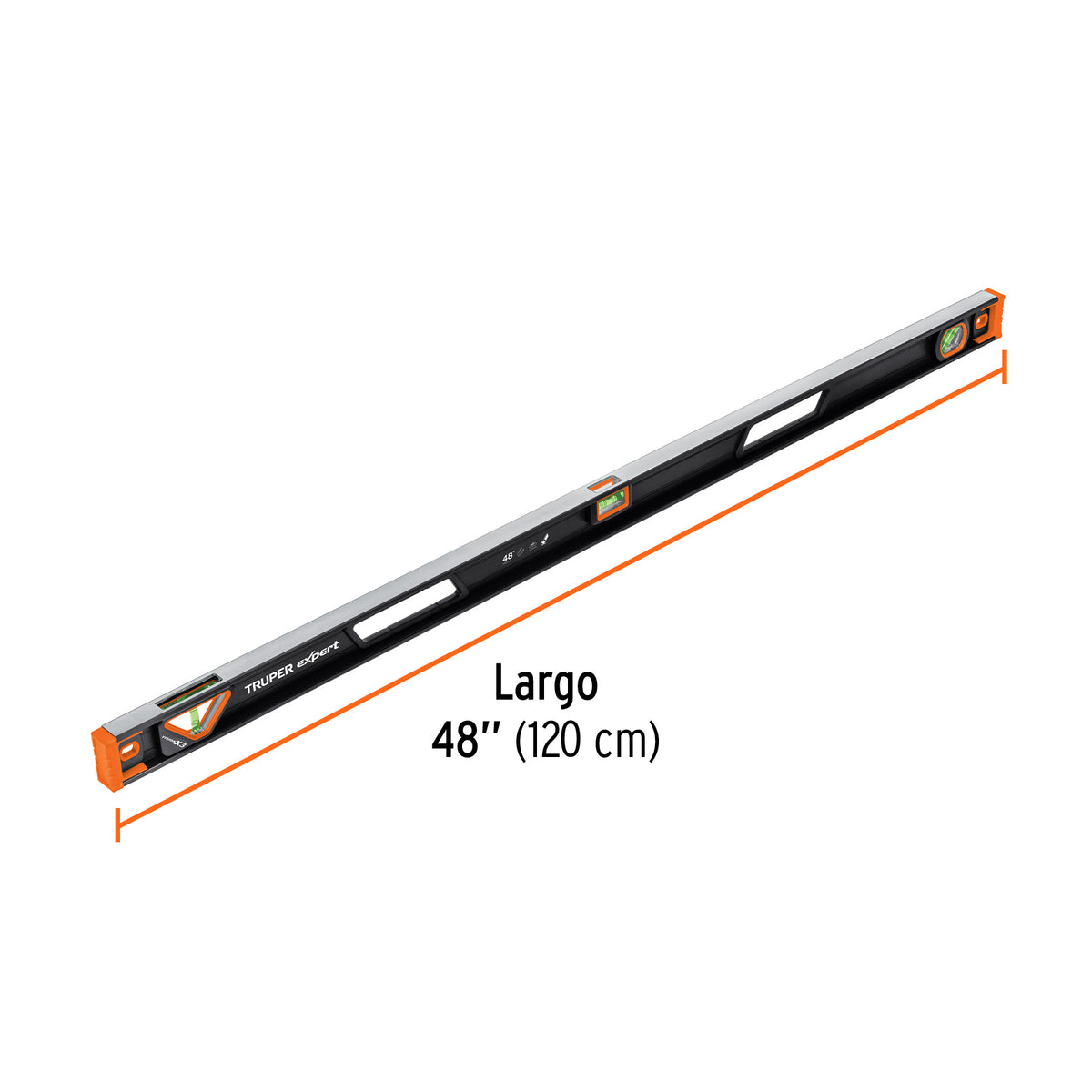 Nivel profesional magnético de 48", protección TPR, EXPERT · vista 3
