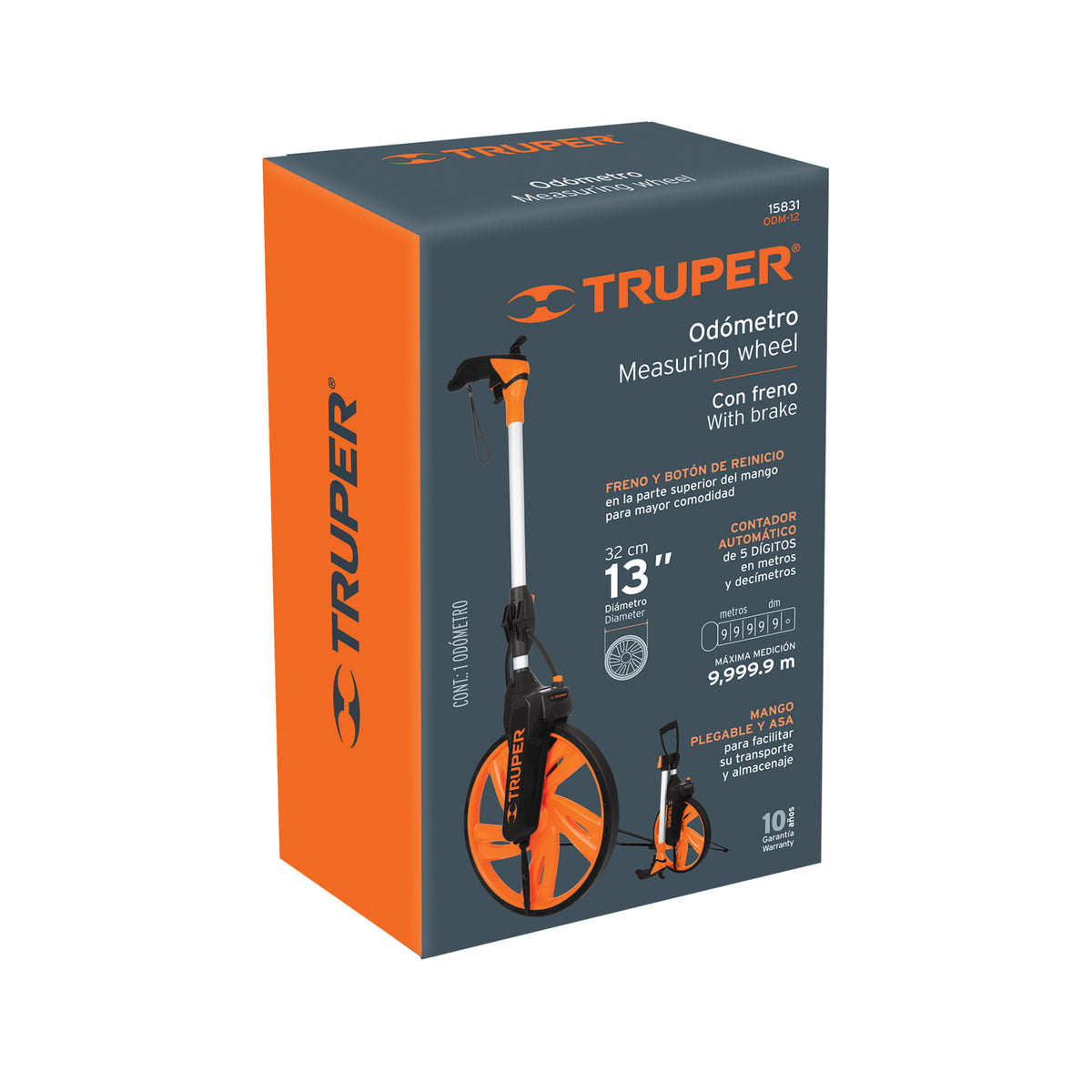 Odometro de rueda 13 pulg. con freno