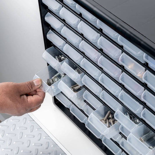 Organizador con 64 gavetas Marco de ABS