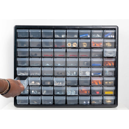 Organizador con 64 gavetas Marco de ABS